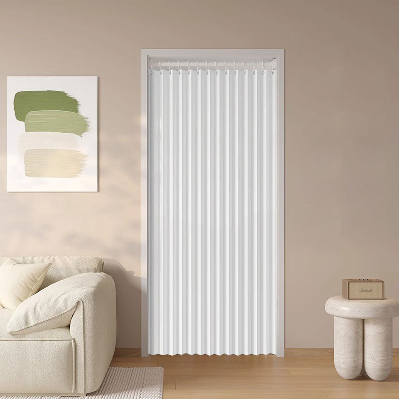 Partition Screen Divider - Accordion Folding Door Curtain, Pleated Room