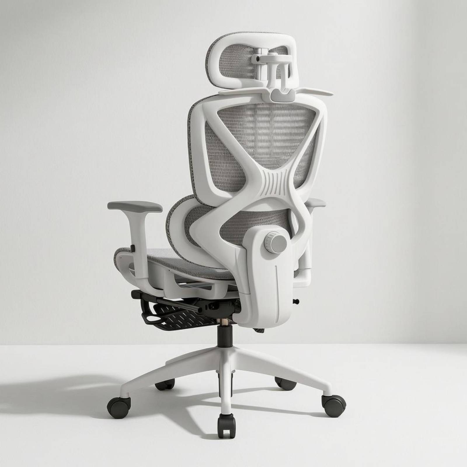 Office Furniture And Desks - Reclining Backrest Ergonomic Mesh Chair High