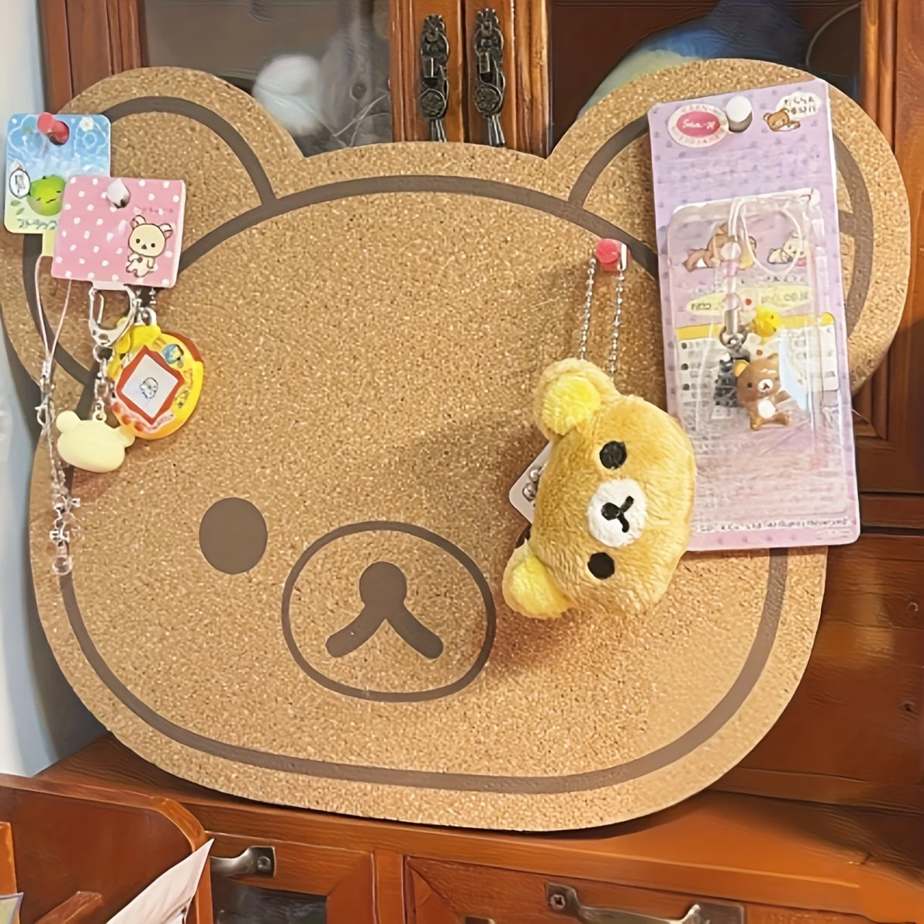 Office Furniture Online - 1/2Pcs Cute Bear-Shaped Pin Display Board