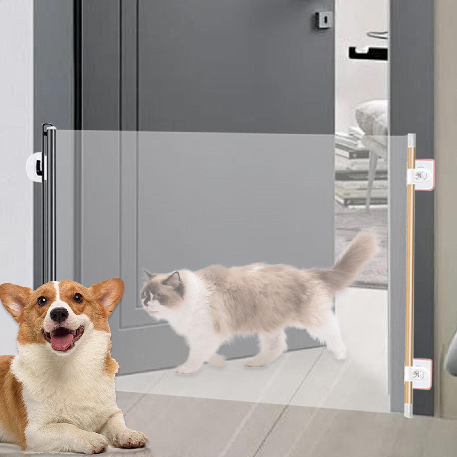 Partition Screen Divider - Pet Gate Retractable Portable Retractable Gate