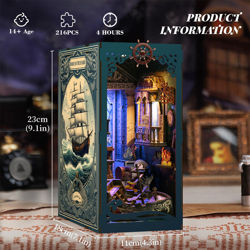 Office Furniture Warehouse - 3D Wooden DIY Bookend Puzzle Handmade