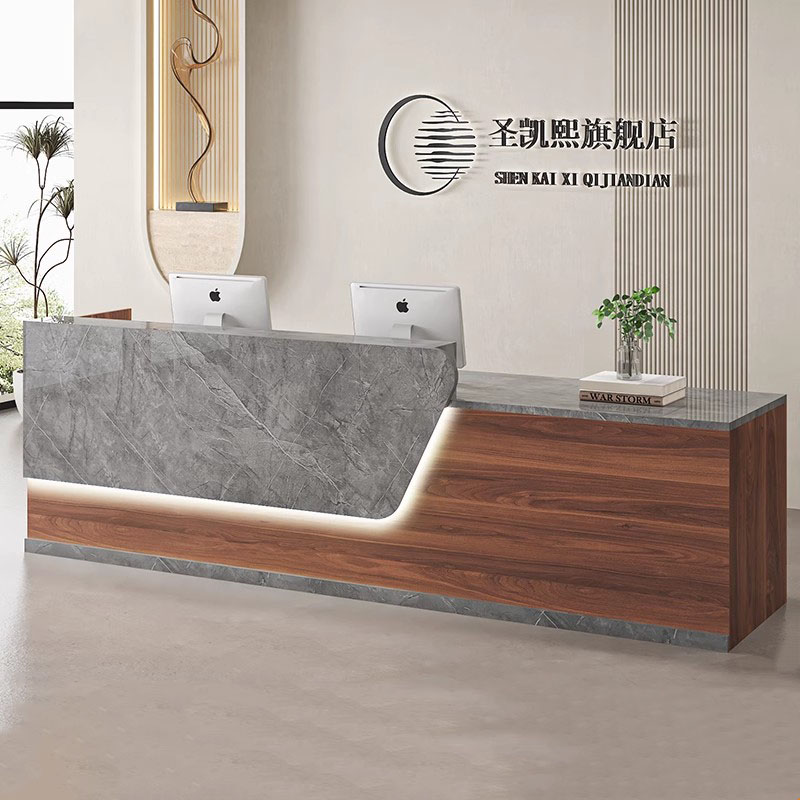 Office Furniture Logo - Beauty Home Reception Desk Luxury Beauty