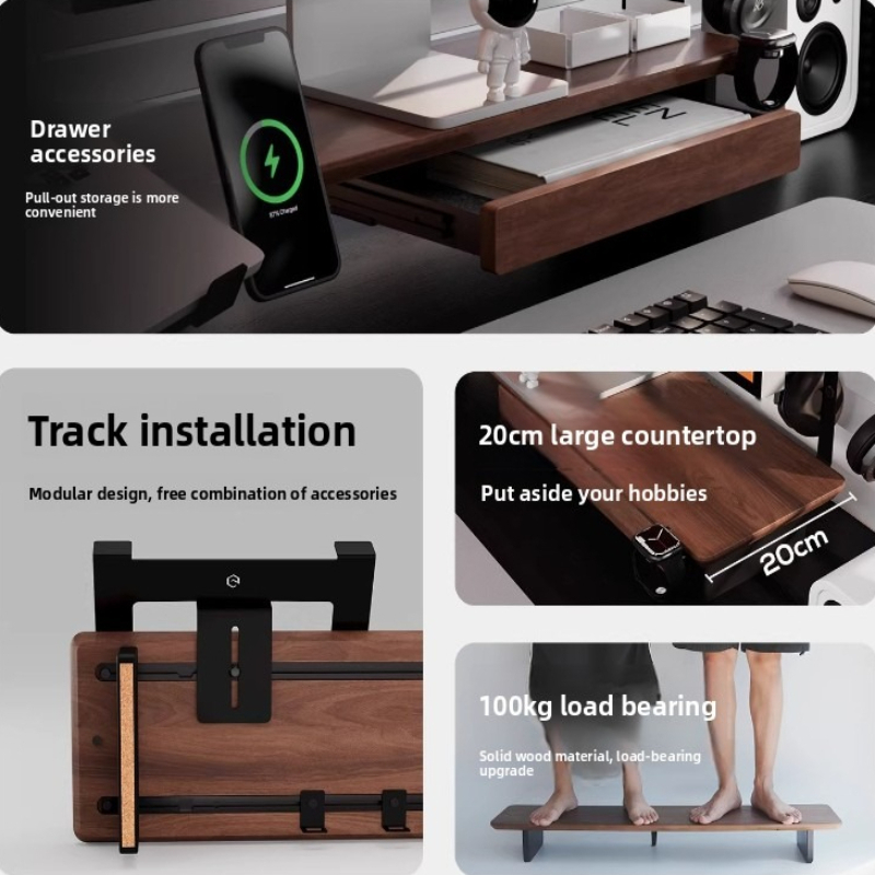 Partition Screen Divider - Z3 Pro Accessory Monitor Metal Storage