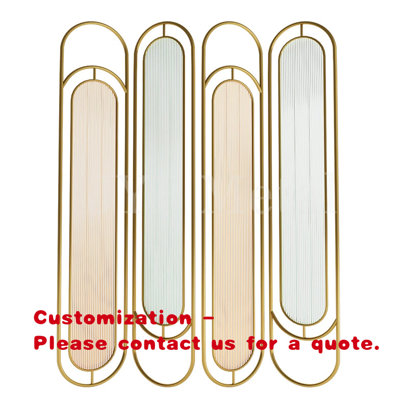 Partition Screen Divider - custom.EL807 Restaurant Decoration Stainless Steel Frame