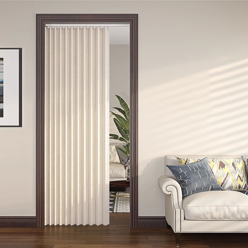 Partition Screen Divider - Folding Accordion Door Curtain Room Divider