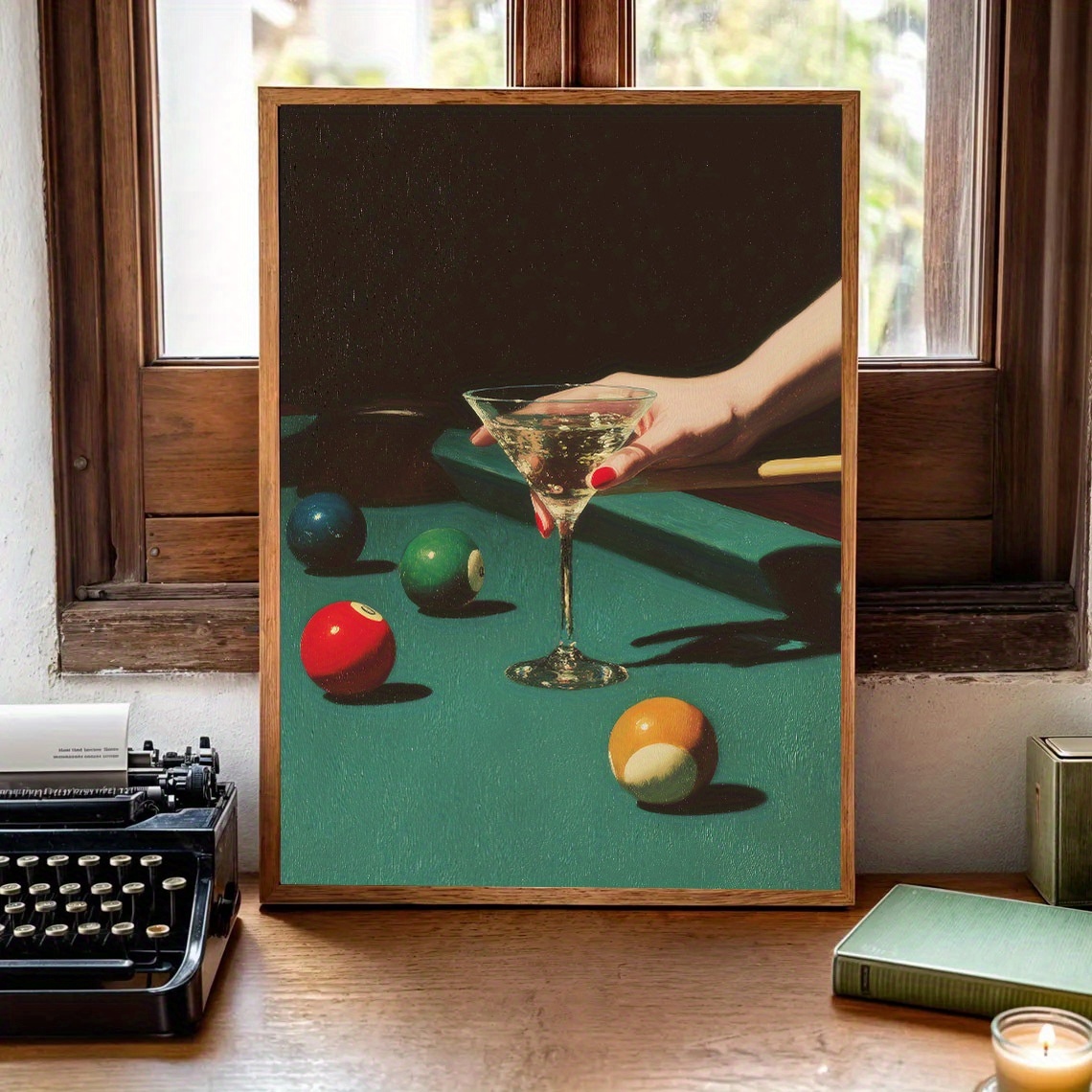 1pc Vintage Billiards Cocktail - Office Furniture Layout ulasan dan harga