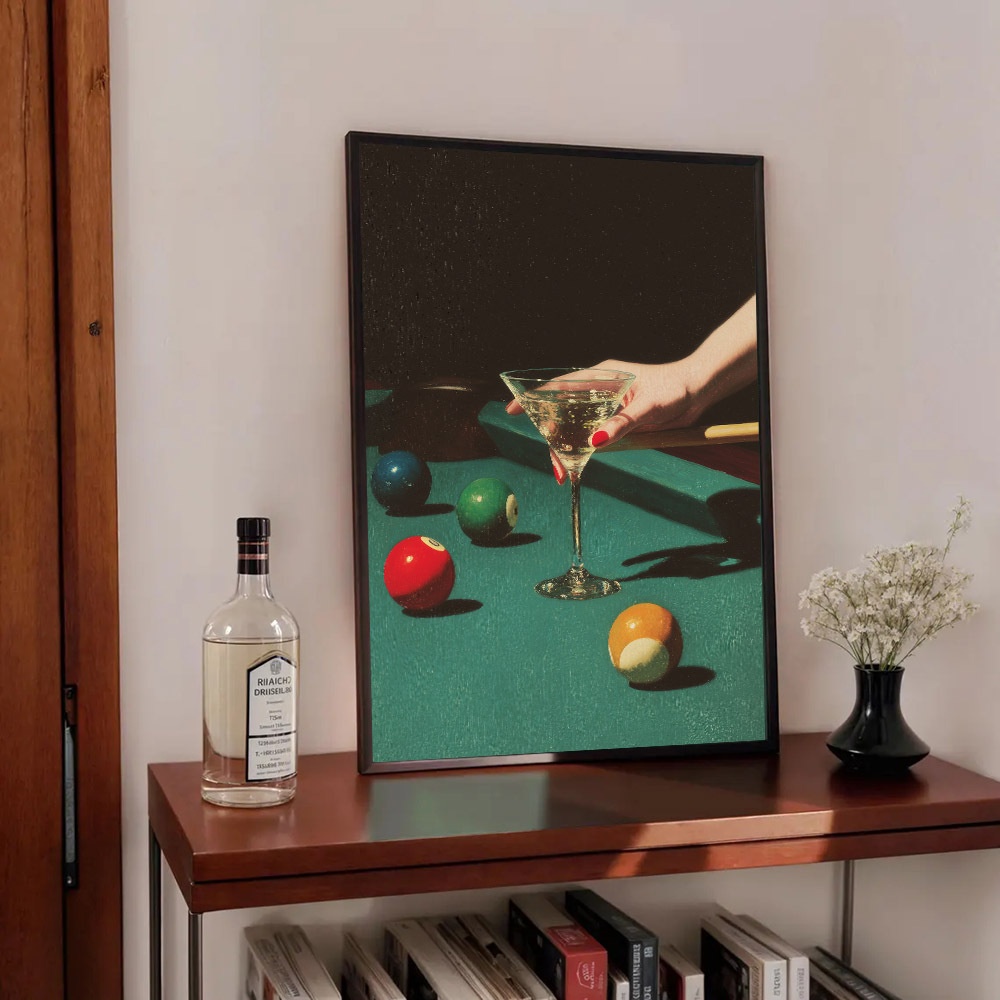 1pc Vintage Billiards Cocktail - Office Furniture Layout ulasan dan harga