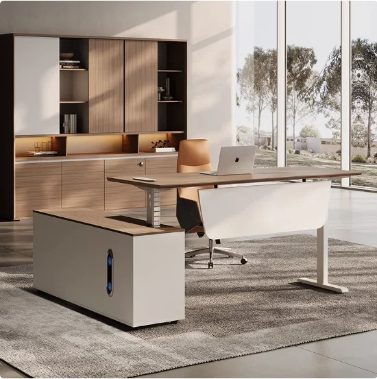 Modern Simple Office CEO Boss  - Office Furniture Logo ulasan dan harga