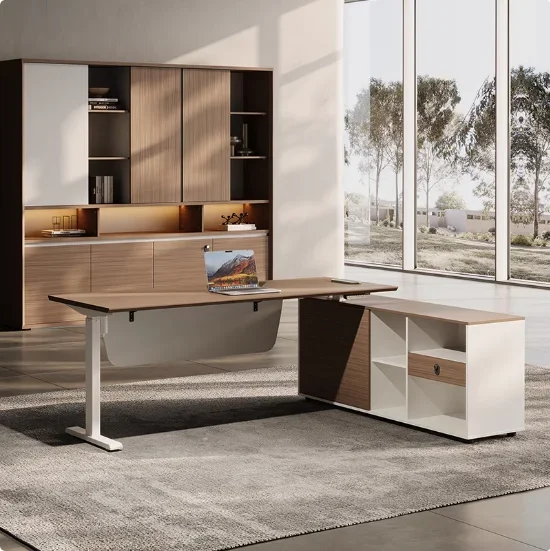 Modern Simple Office CEO Boss  - Office Furniture Logo ulasan dan harga