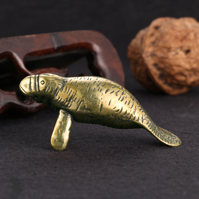 Brass Florida Manatee Decorati - Office Furniture Warehouse ulasan dan harga