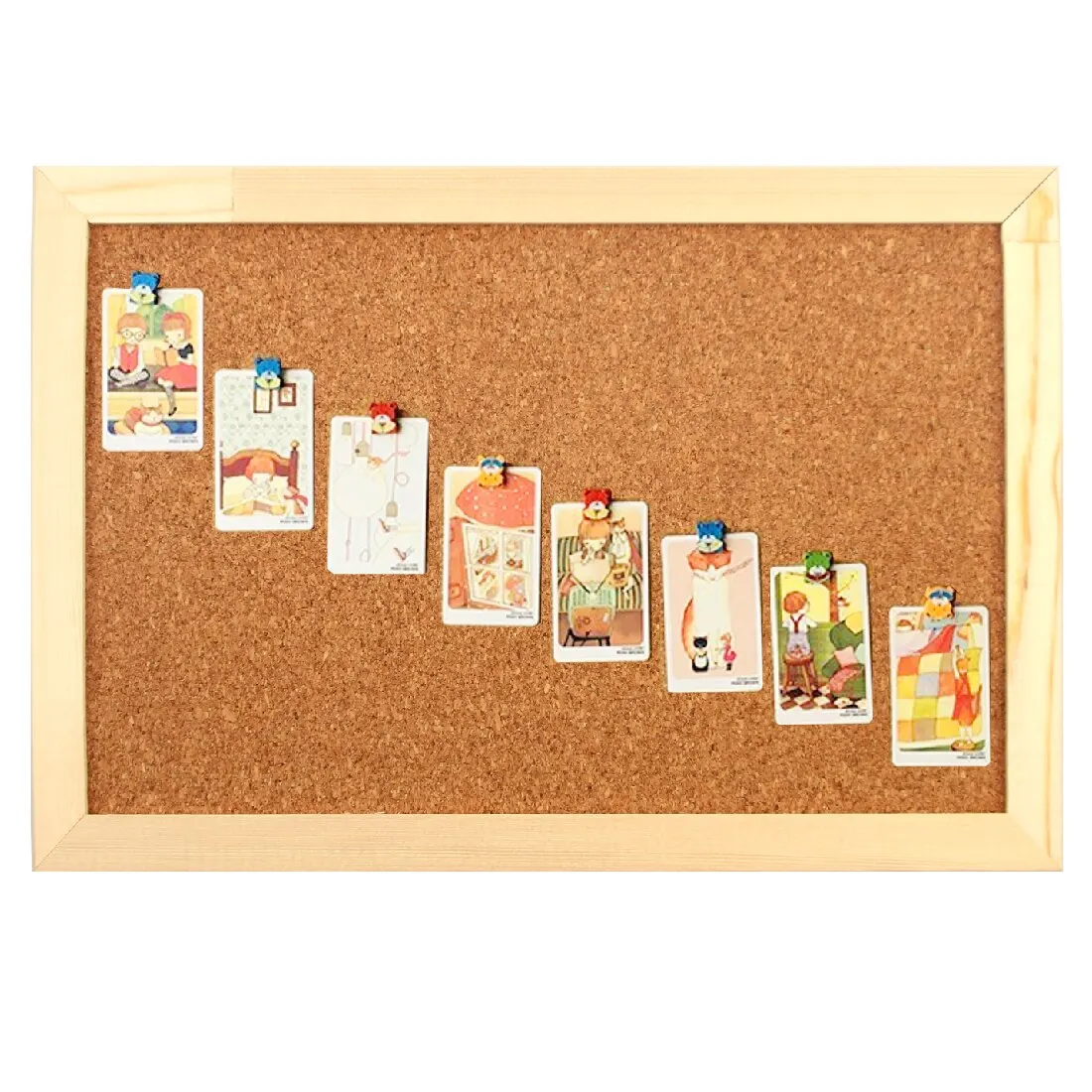 Cork Wood Wall Hanging Message - Office Furniture Online ulasan dan harga