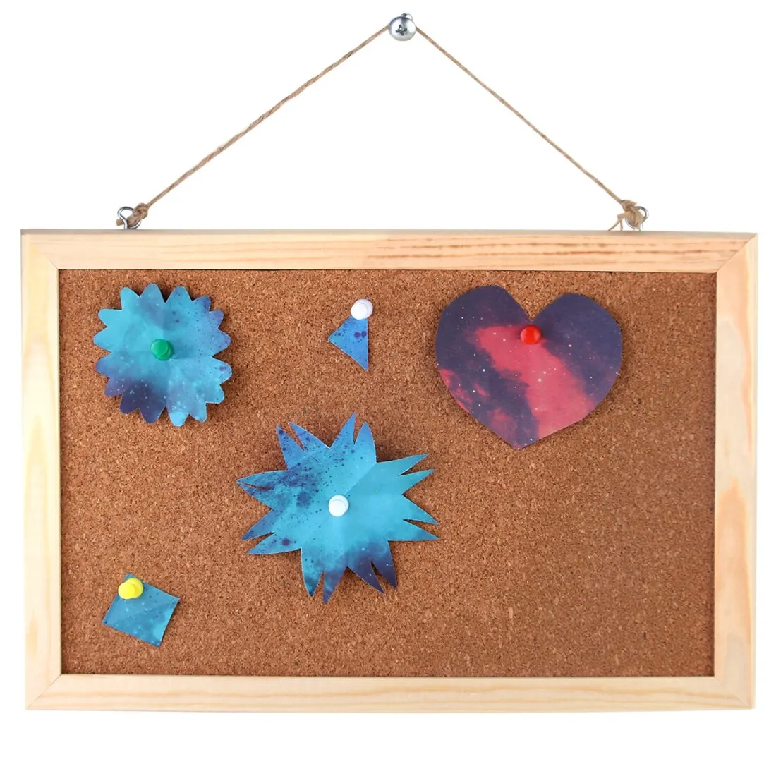 Cork Wood Wall Hanging Message - Office Furniture Online ulasan dan harga