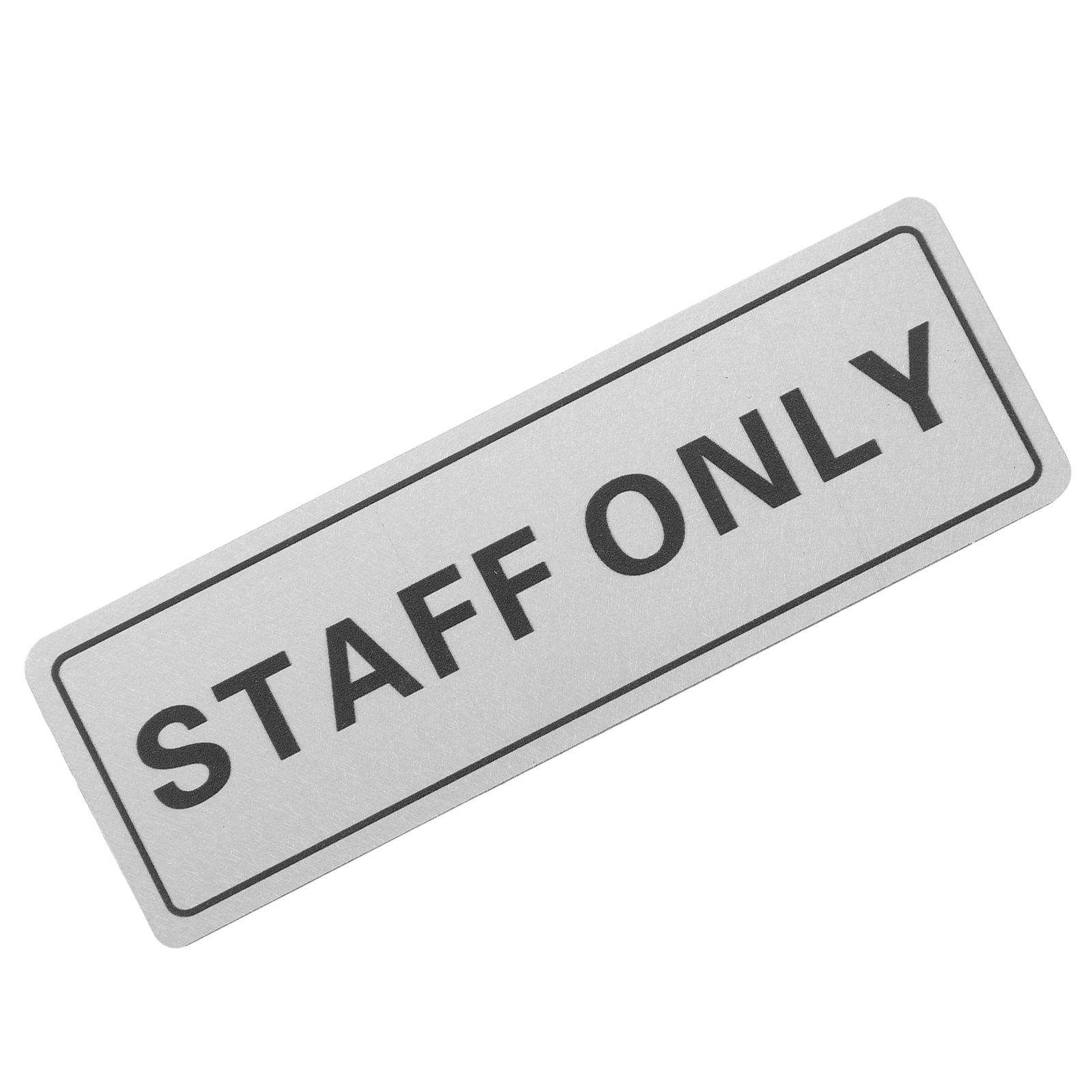 Rectangle Aluminum Staff Only  - Office Furniture Online ulasan dan harga