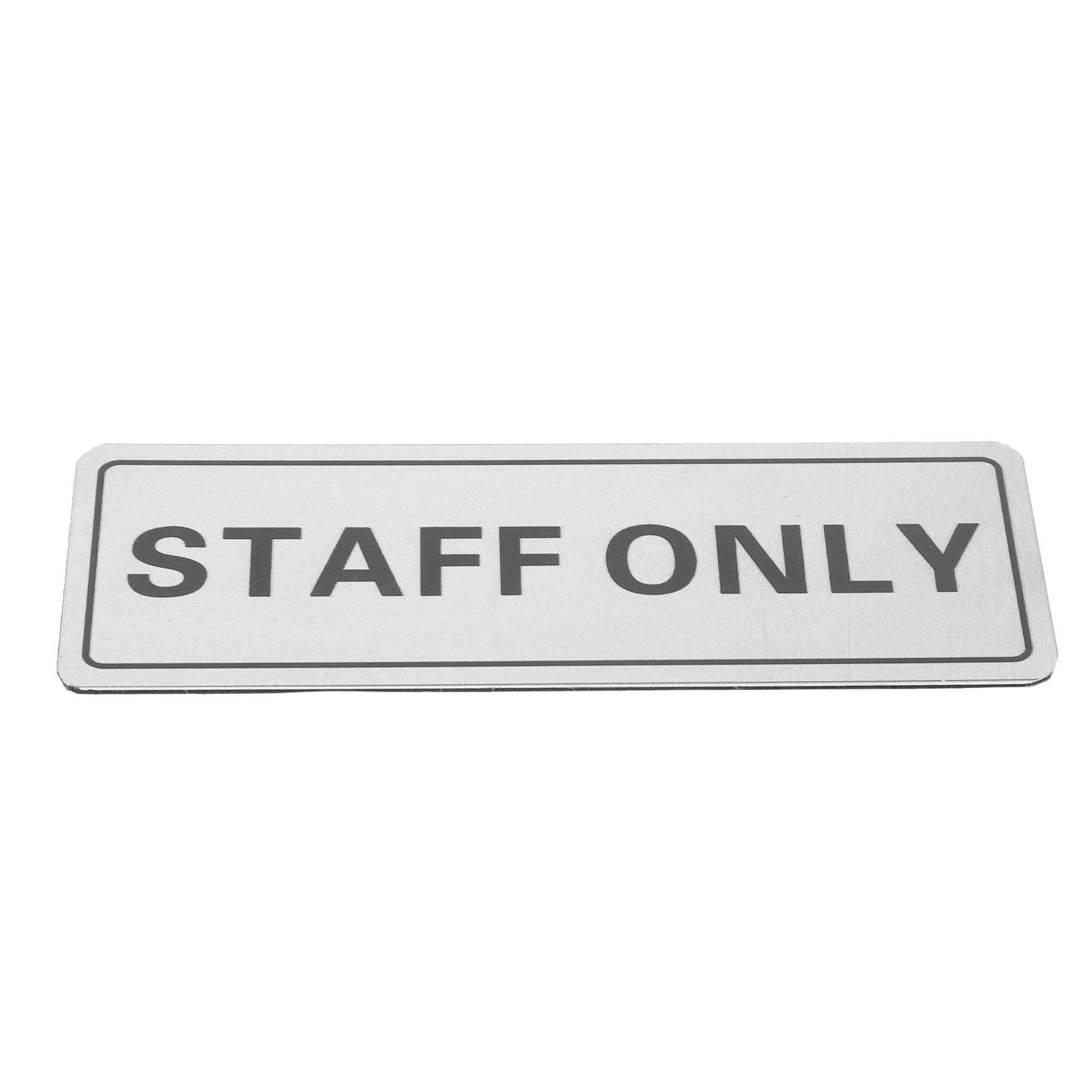Rectangle Aluminum Staff Only  - Office Furniture Online ulasan dan harga
