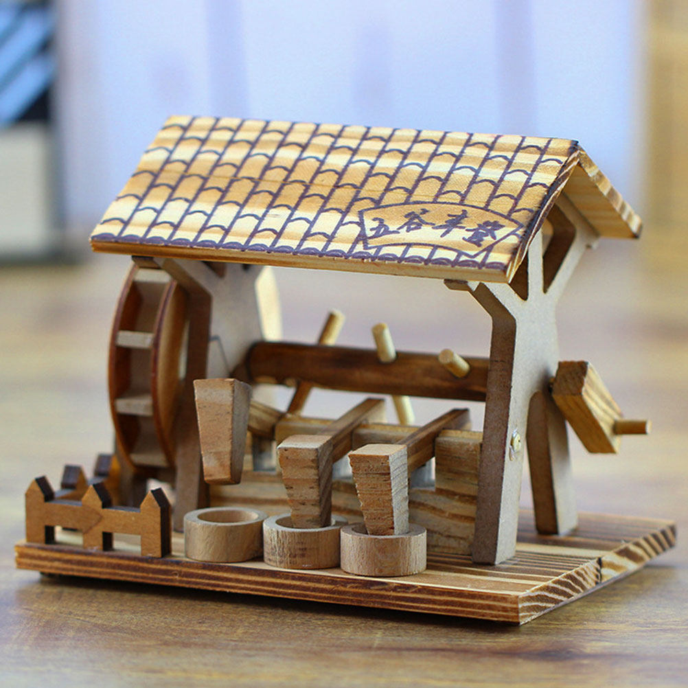 Handmade Wooden Waterwheel Dec - Office Furniture Brand ulasan dan harga