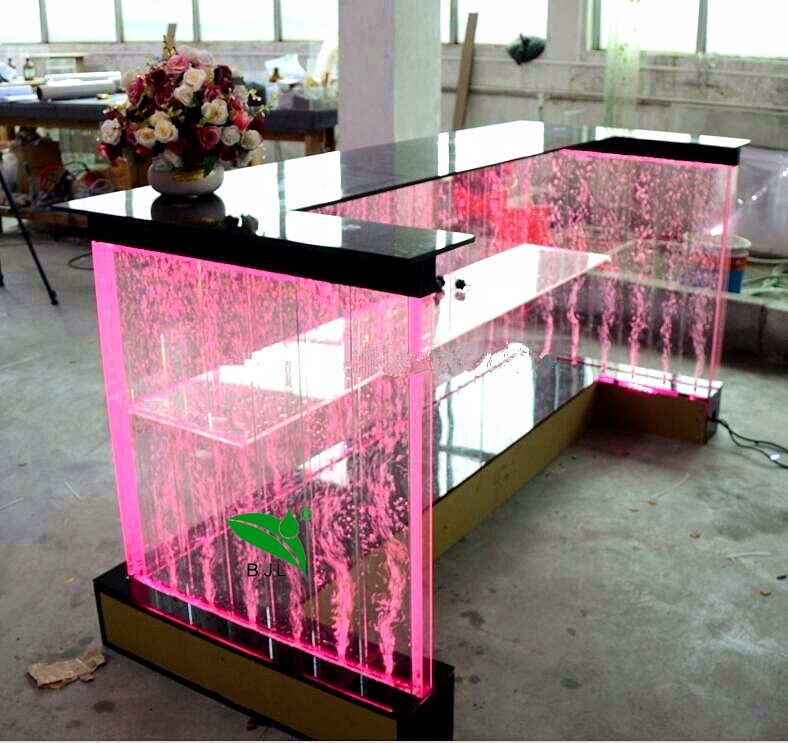 LED Reception Counter Cheap Pr - Office Furniture Logo ulasan dan harga