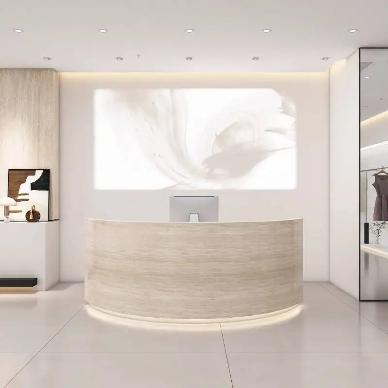Design Logo Reception Desks Be - Office Furniture Logo ulasan dan harga