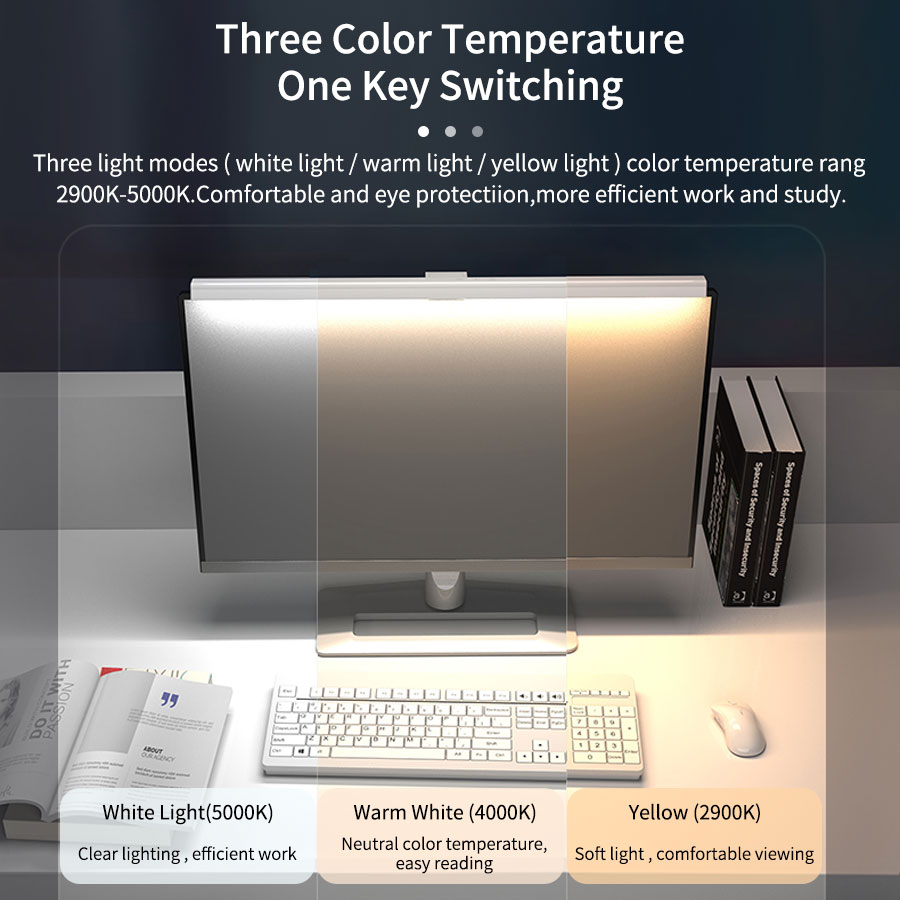50cm LED Monitor Light Bar Scr - Office Furniture Layout ulasan dan harga