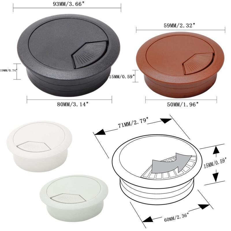 1Pcs Cable Hole Cover Cord Gro - Office Furniture Warehouse ulasan dan harga