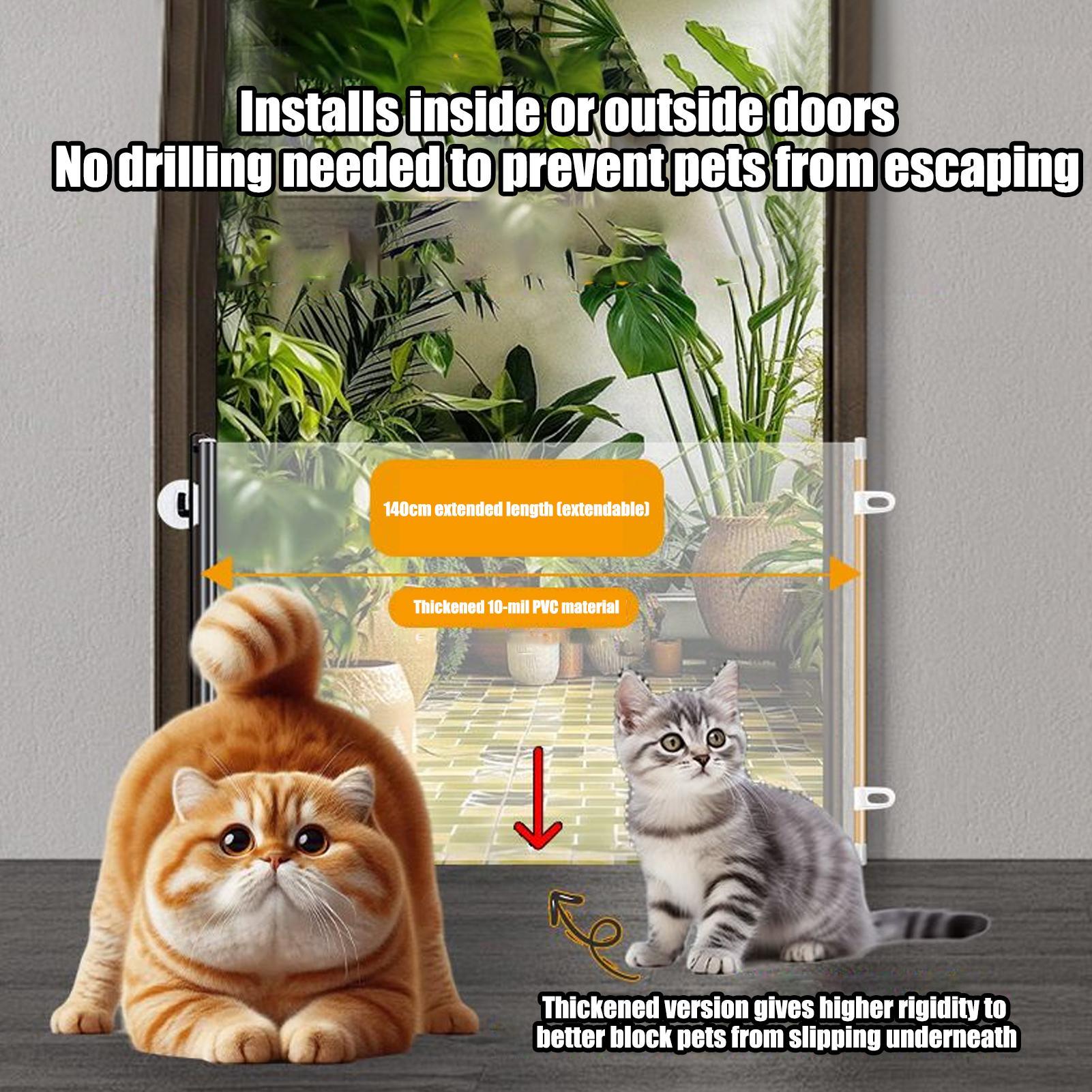 Pet Gate Retractable Portable  - Partition Screen Divider ulasan dan harga
