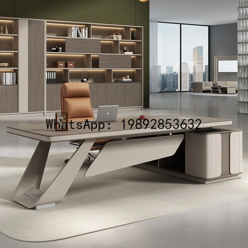 H5.18 executive desk, office d - Office Furniture And Desks ulasan dan harga