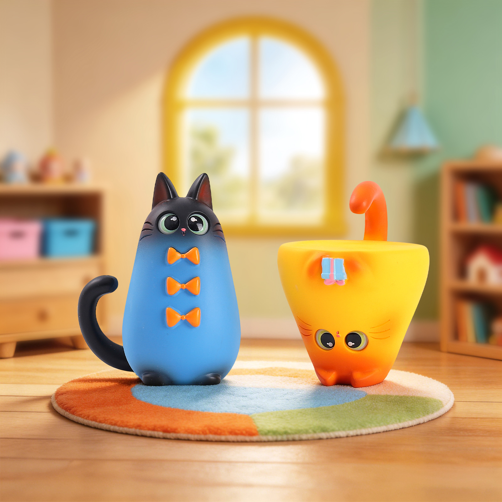 Blind Box Cat Figurine Resin C - Office Furniture Layout ulasan dan harga