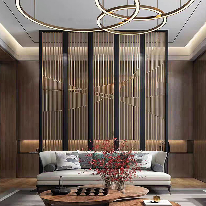 custom.Modern Stainless Steel  - Partition Screen Divider ulasan dan harga