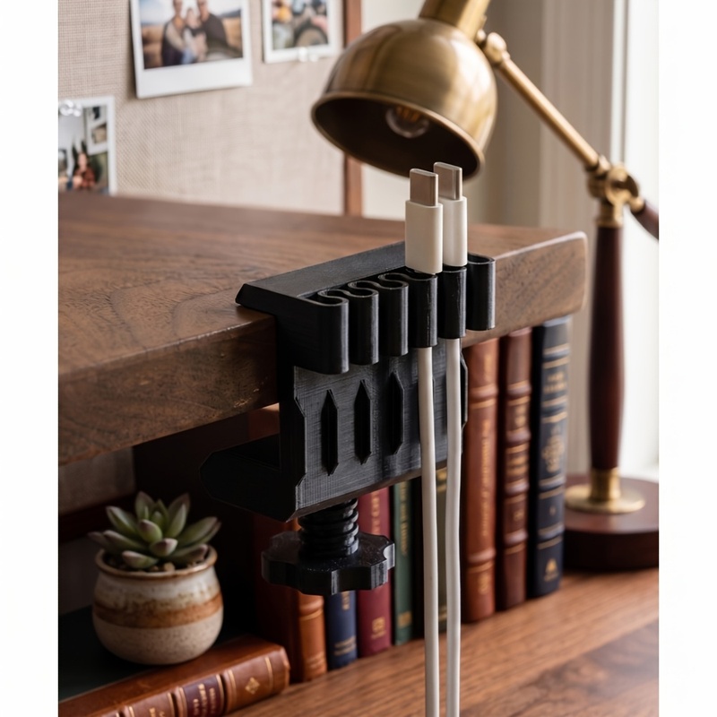 3 desktop cable manager clips  - Office Furniture Layout ulasan dan harga