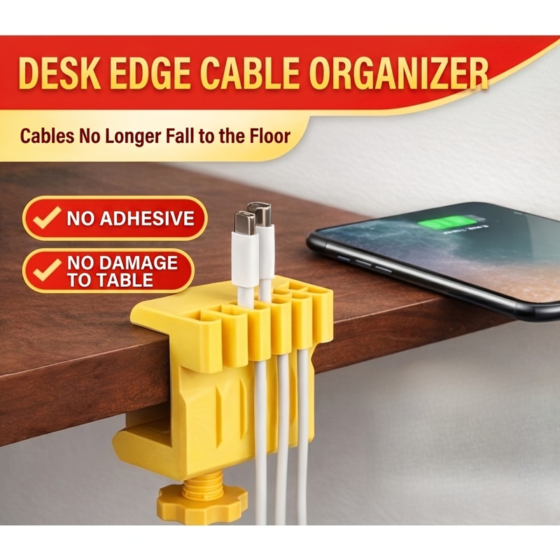 3 desktop cable manager clips  - Office Furniture Layout ulasan dan harga