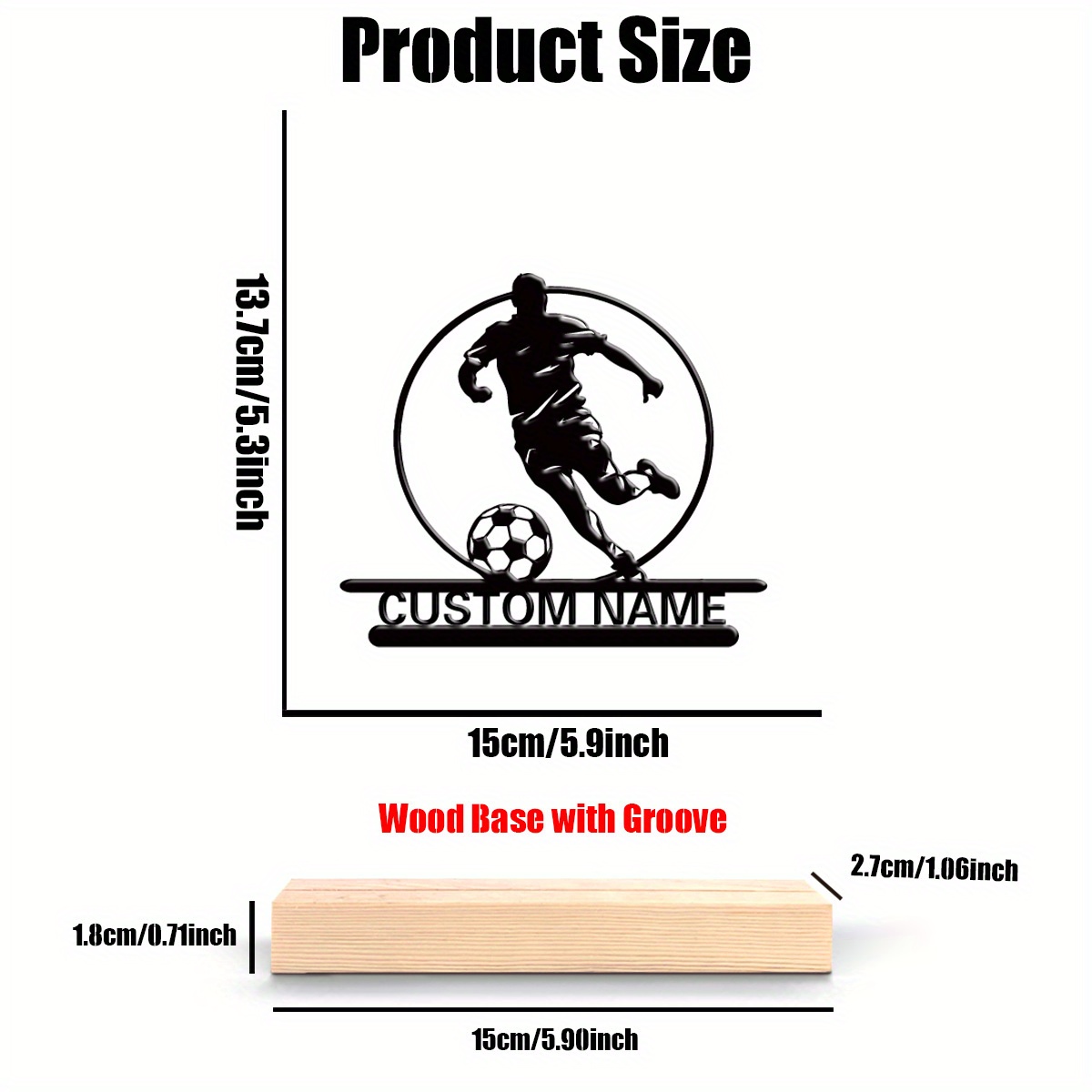 Custom Soccer Player Metal Sta - Office Furniture Layout ulasan dan harga