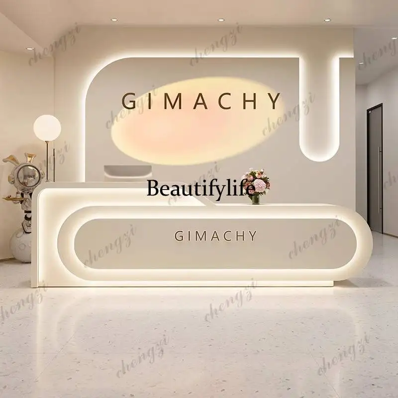 01A Large Display Clinic Recep - Office Furniture Logo ulasan dan harga
