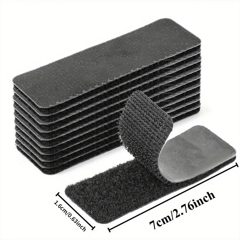 50/100pcs Black Self-Adhesive  - Office Furniture Removal ulasan dan harga