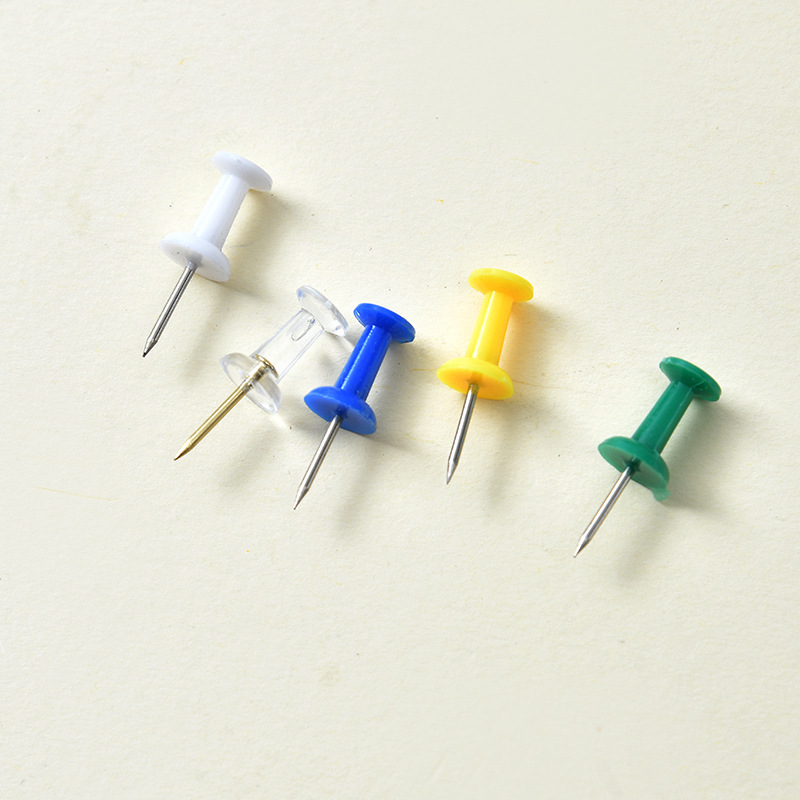 100pcs/box Multicolor Push Pin - Office Furniture Online ulasan dan harga