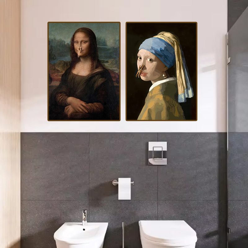1pc Funny Abstract Bathroom To - Office Furniture Layout ulasan dan harga