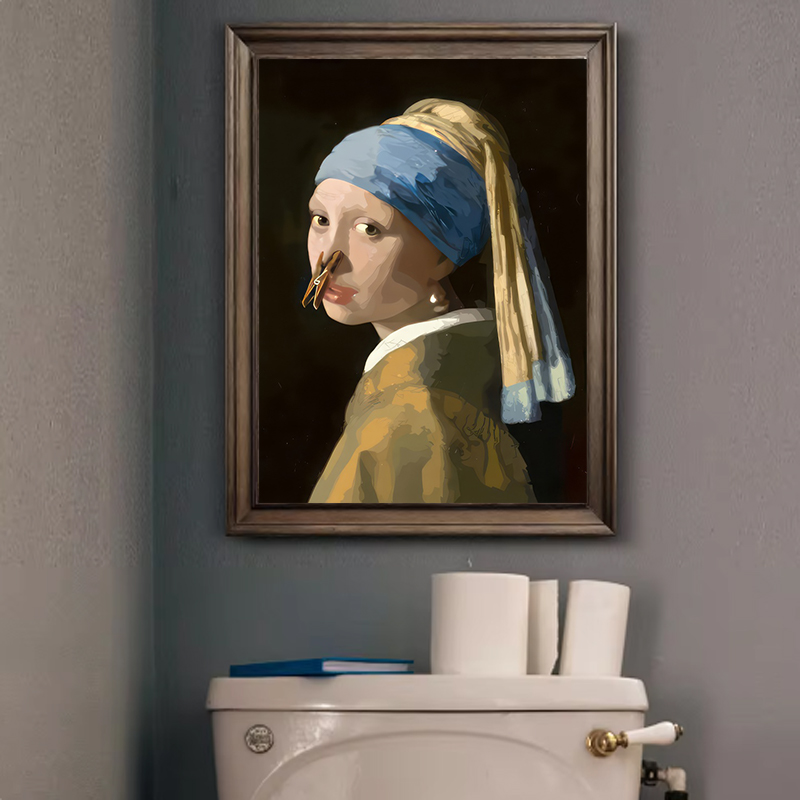 1pc Funny Abstract Bathroom To - Office Furniture Layout ulasan dan harga