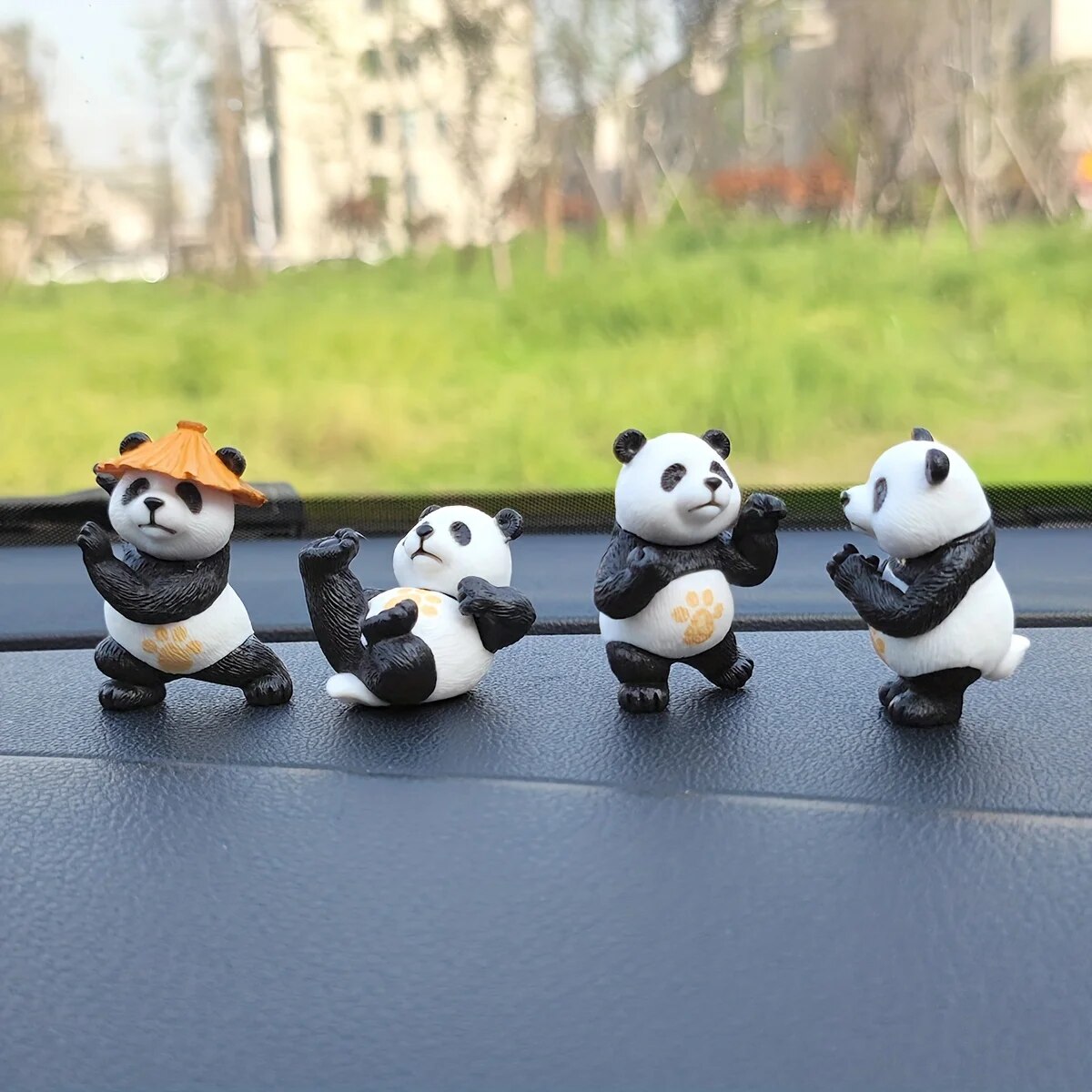 4pcs/set Panda Design Car Orna - Office Furniture Brand ulasan dan harga