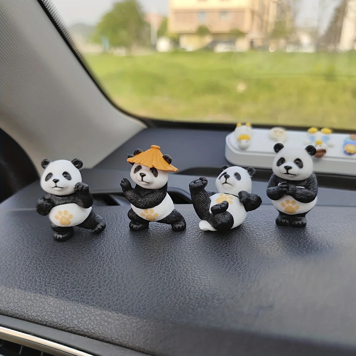 4pcs/set Panda Design Car Orna - Office Furniture Brand ulasan dan harga
