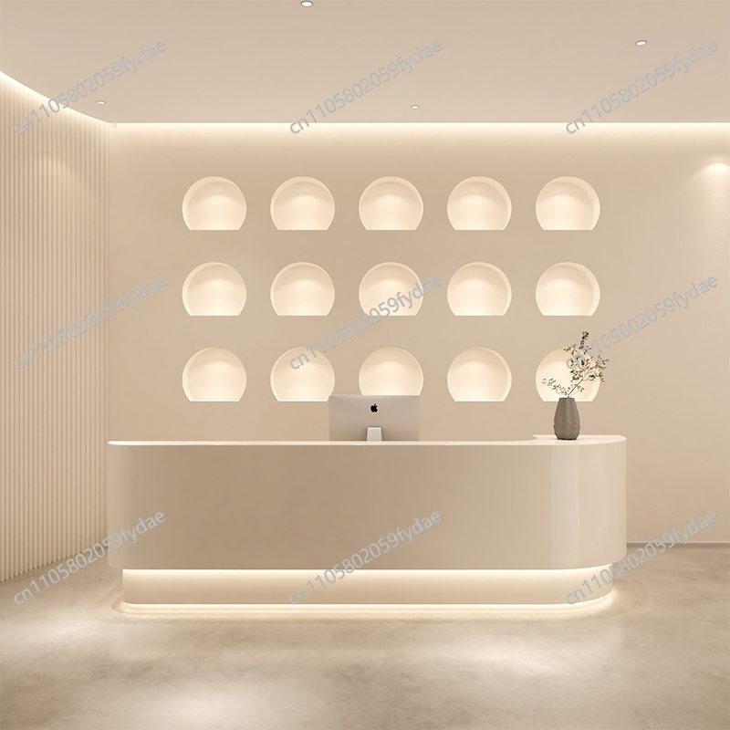 Clothing Store Reception Desks - Office Furniture Logo ulasan dan harga