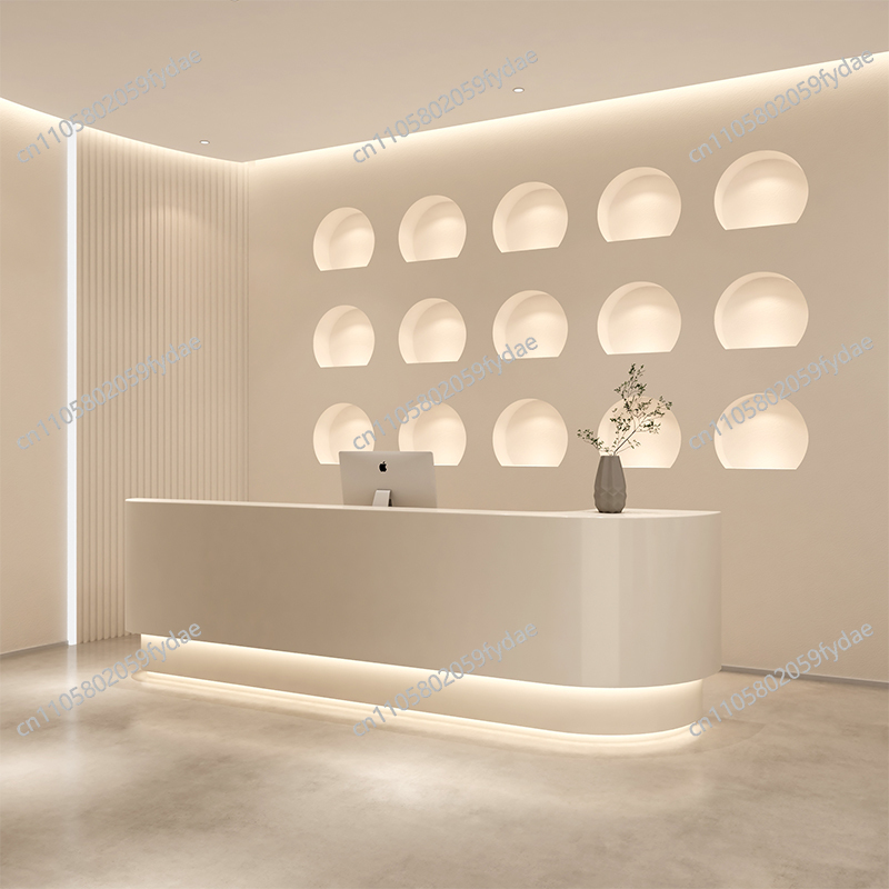 Clothing Store Reception Desks - Office Furniture Logo ulasan dan harga