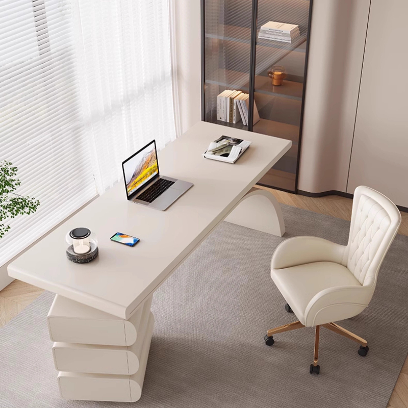 Cream French Light Luxury Offi - Office Furniture Online ulasan dan harga