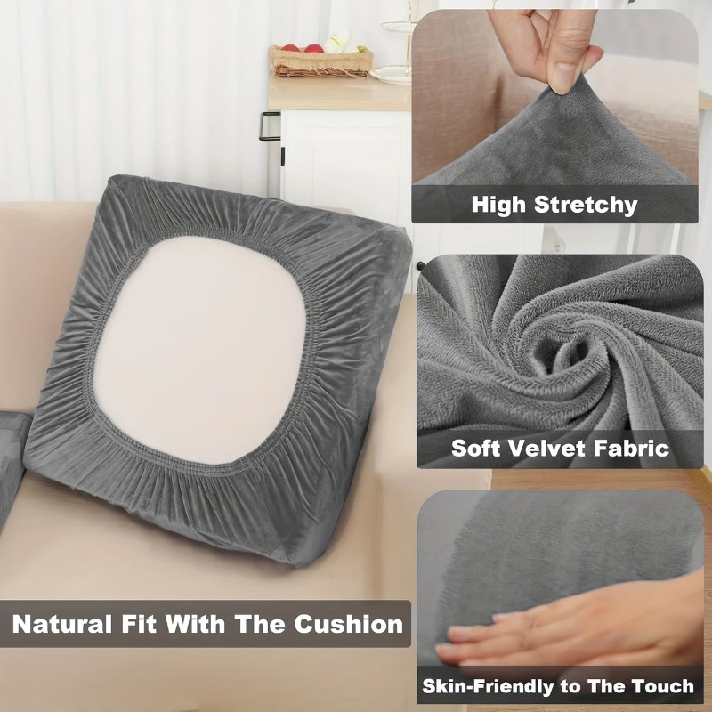 Velvet Sofa Seat Cushion Cover - Office Furniture Removal ulasan dan harga