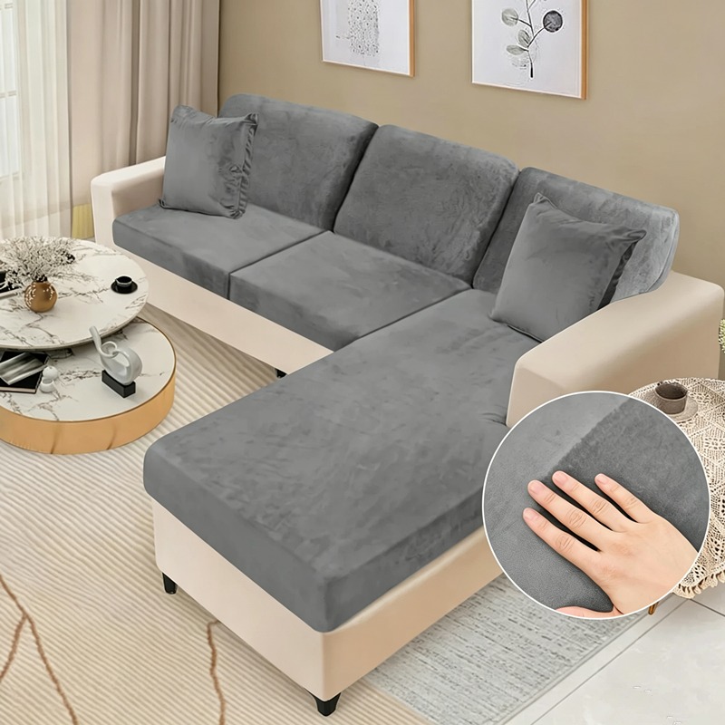 Velvet Sofa Seat Cushion Cover - Office Furniture Removal ulasan dan harga