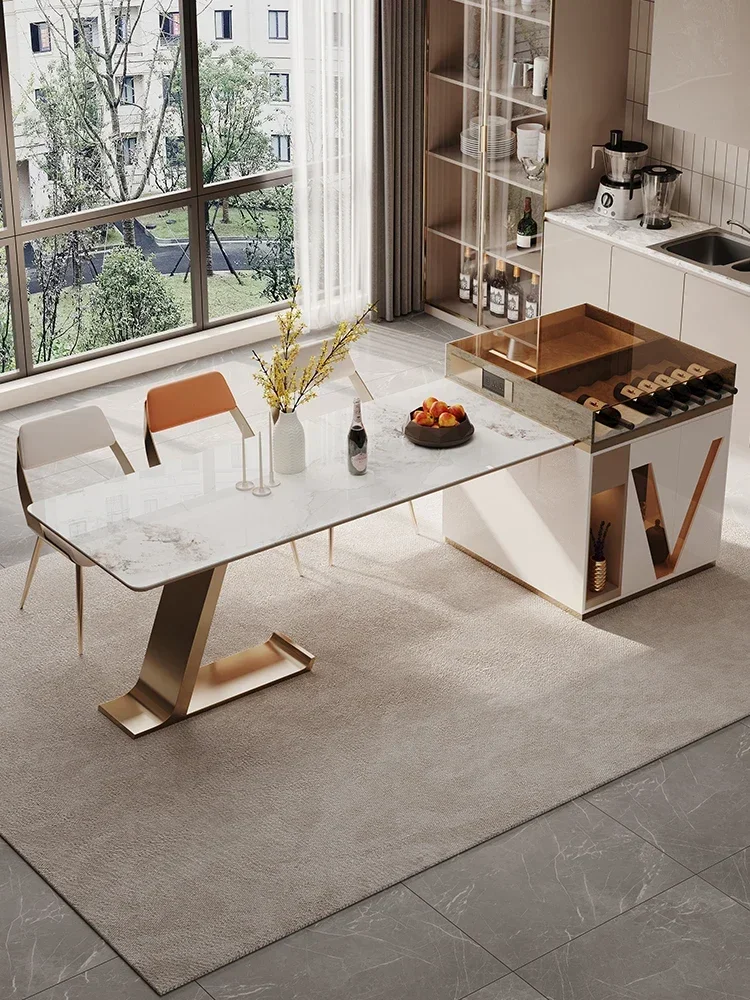Telescopic island table integr - Office Furniture Online ulasan dan harga